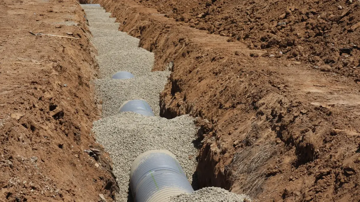 Map of a member owner's utilities, buried infrastructure up to the property line